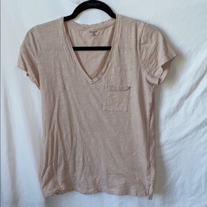 Madewell peach tied top (you can untie) size: S
